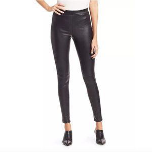 Theory High-Waist Legging in Leather